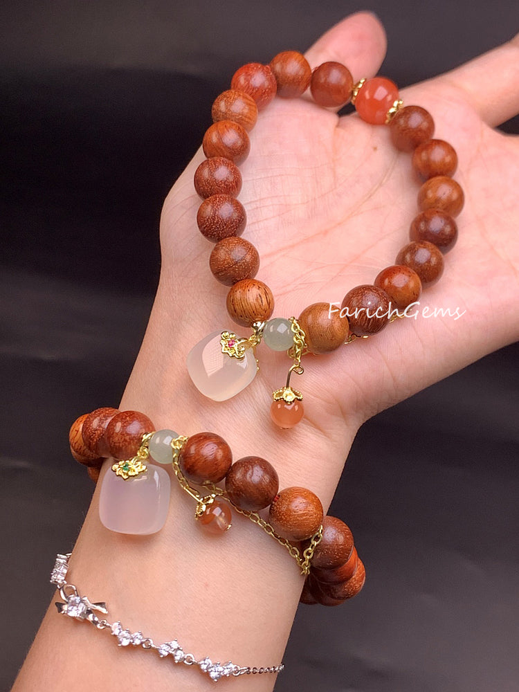 Natural Sandalwood Bracelet 10mm