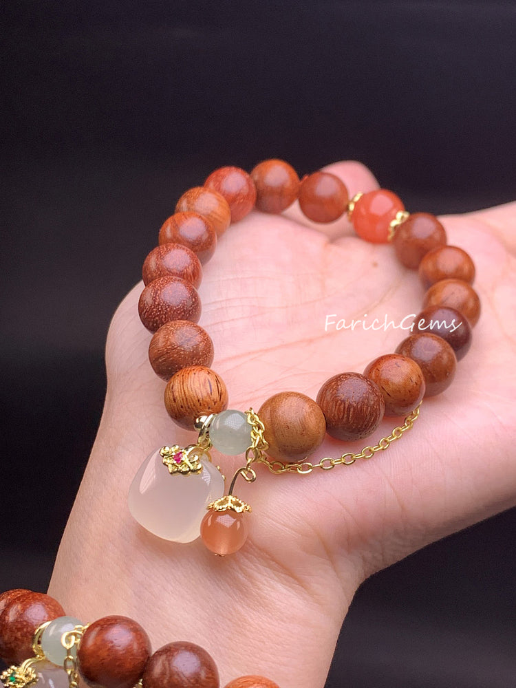 Natural Sandalwood Bracelet 10mm